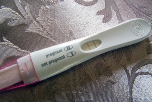 My positive pregnancy test