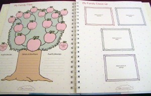 Pages I can complete now, such as Family Tree