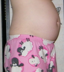 Baby Belly Photo for 23 1/2 Weeks Pregnant