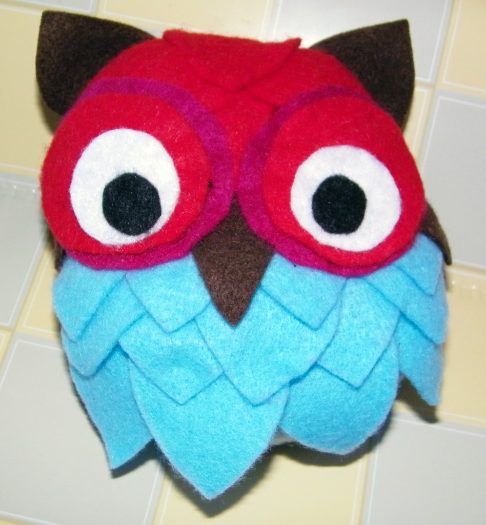 Felt Owl Soft Toy