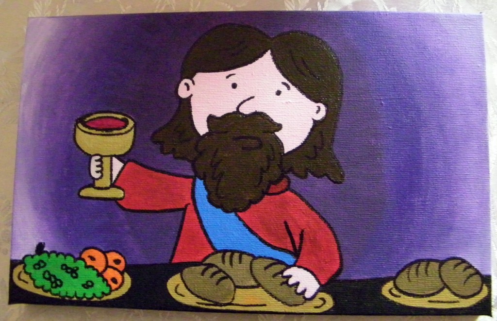 Painting 5 for Our Church - The Last Supper