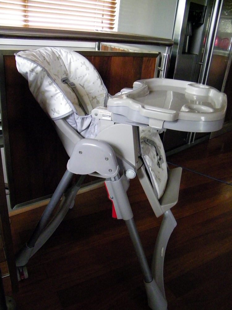 second hand wooden high chair