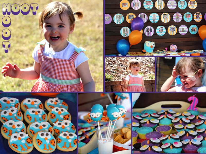 Kaley's Hoot 2nd Birthday Party
