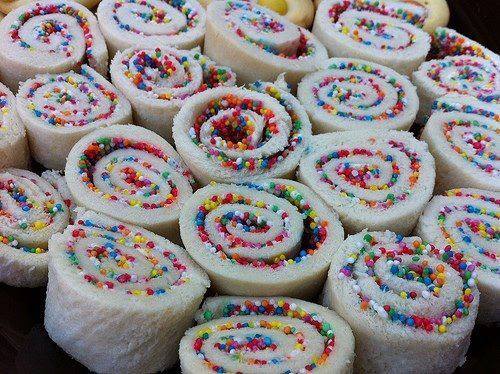 Fairy Bread Wheels